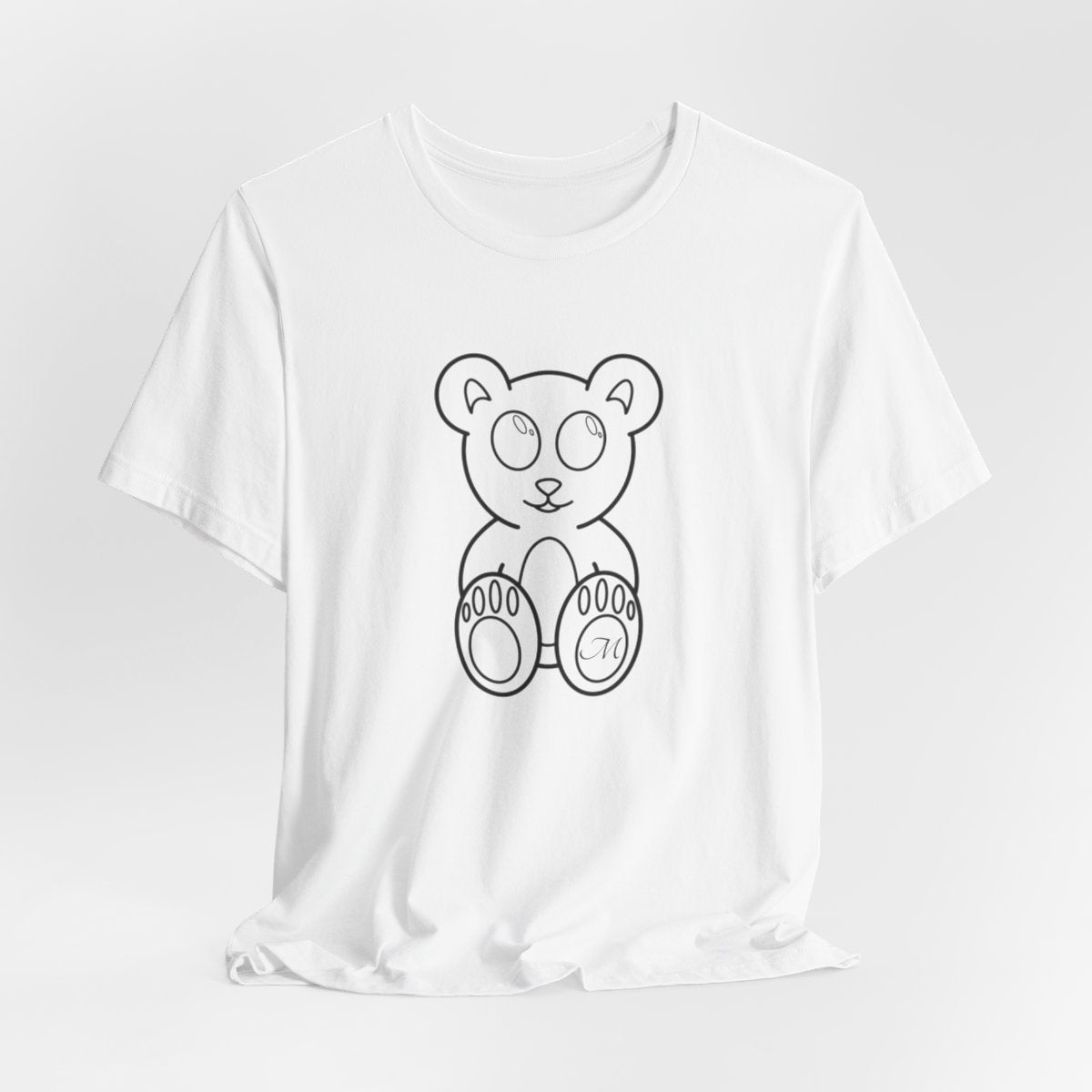 Teddy Bear Crew Neck Short Sleeve Tee