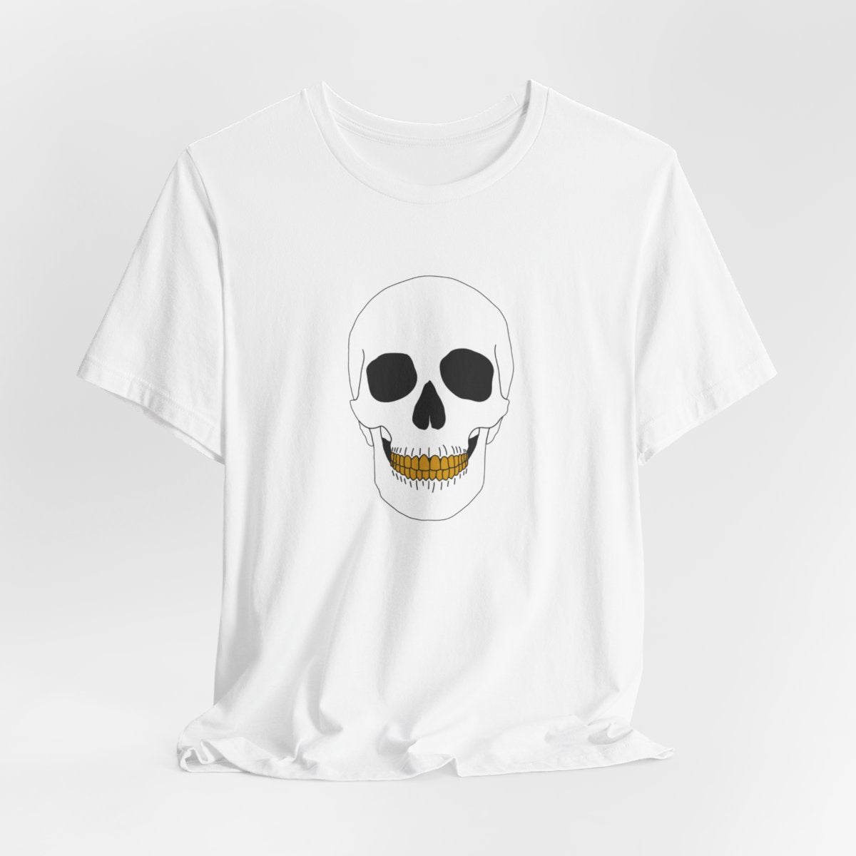 Gold Teeth Skull Short Sleeve Tee