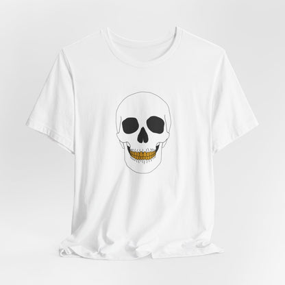 Gold Teeth Skull Short Sleeve Tee