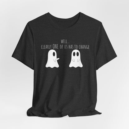 Matching Ghost Outfit Crew Neck Short Sleeve Tee