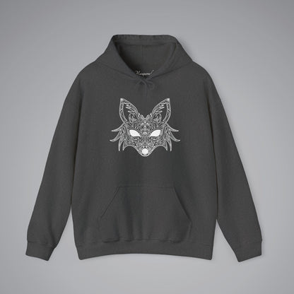 Fox Filigree Venetian Mask Hooded Sweatshirt