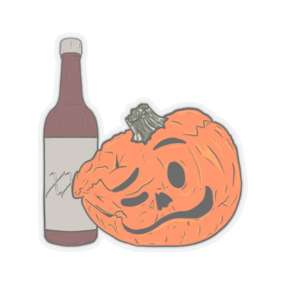 Smashed Pumpkin Vinyl Sticker