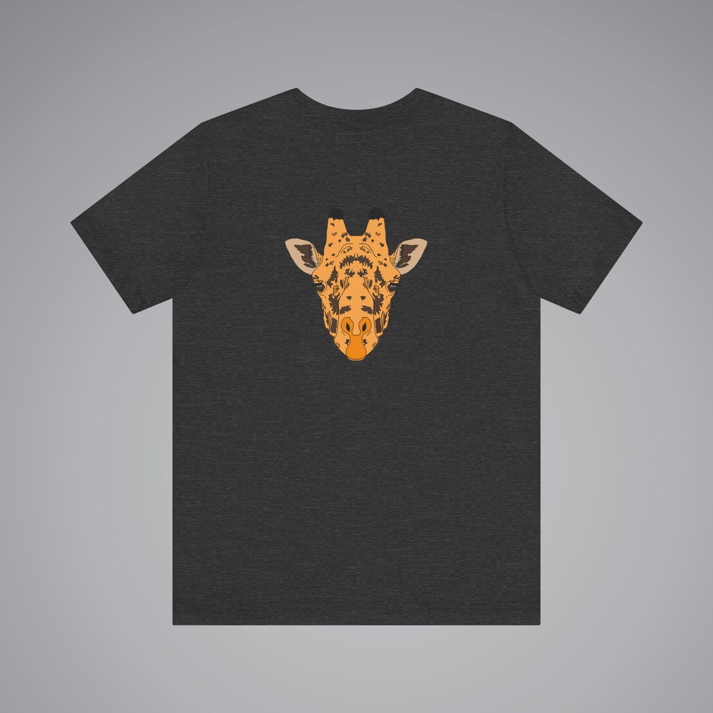 Giraffe Crew Neck Short Sleeve Tee