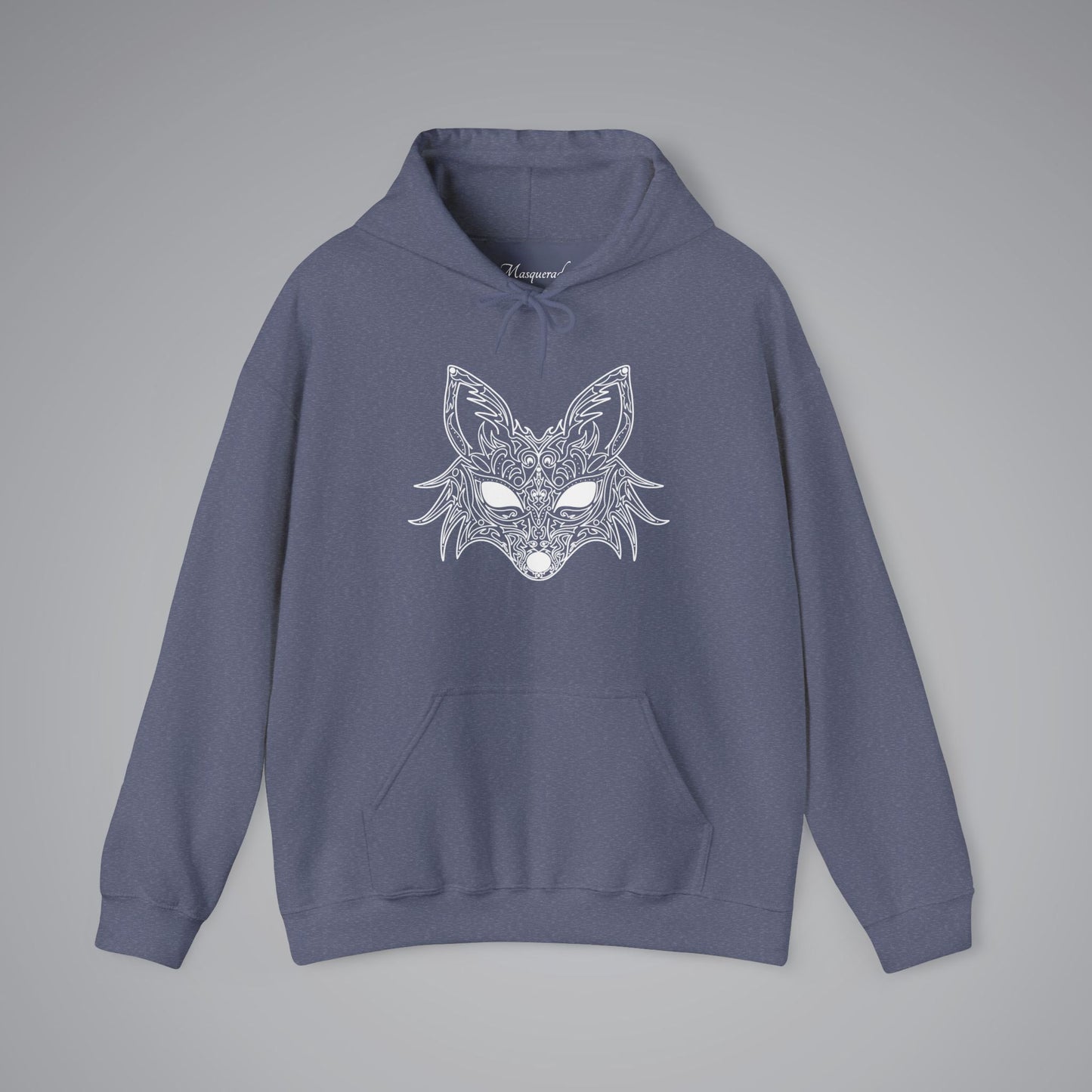 Fox Filigree Venetian Mask Hooded Sweatshirt