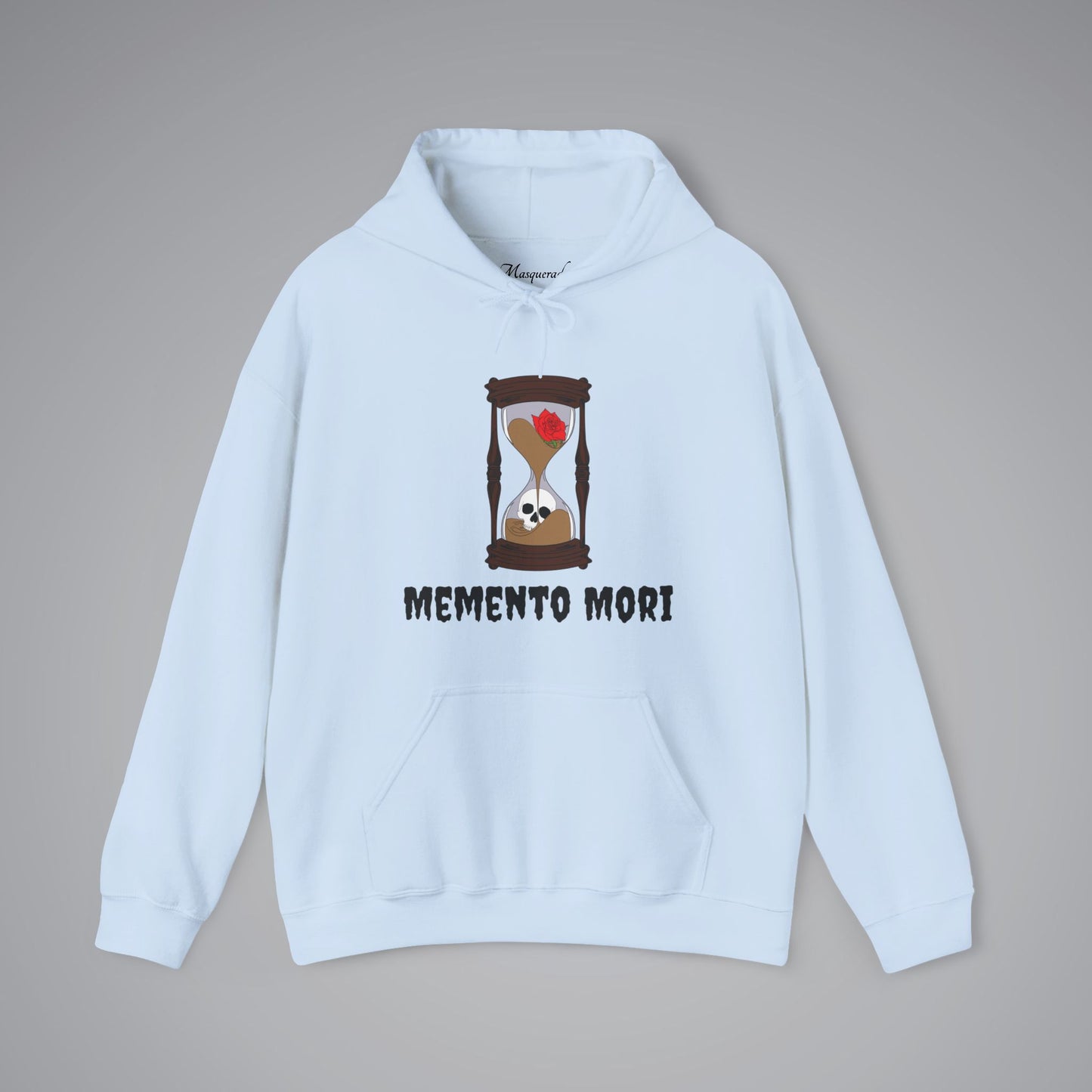 Hourglass Memento Mori Hooded Sweatshirt