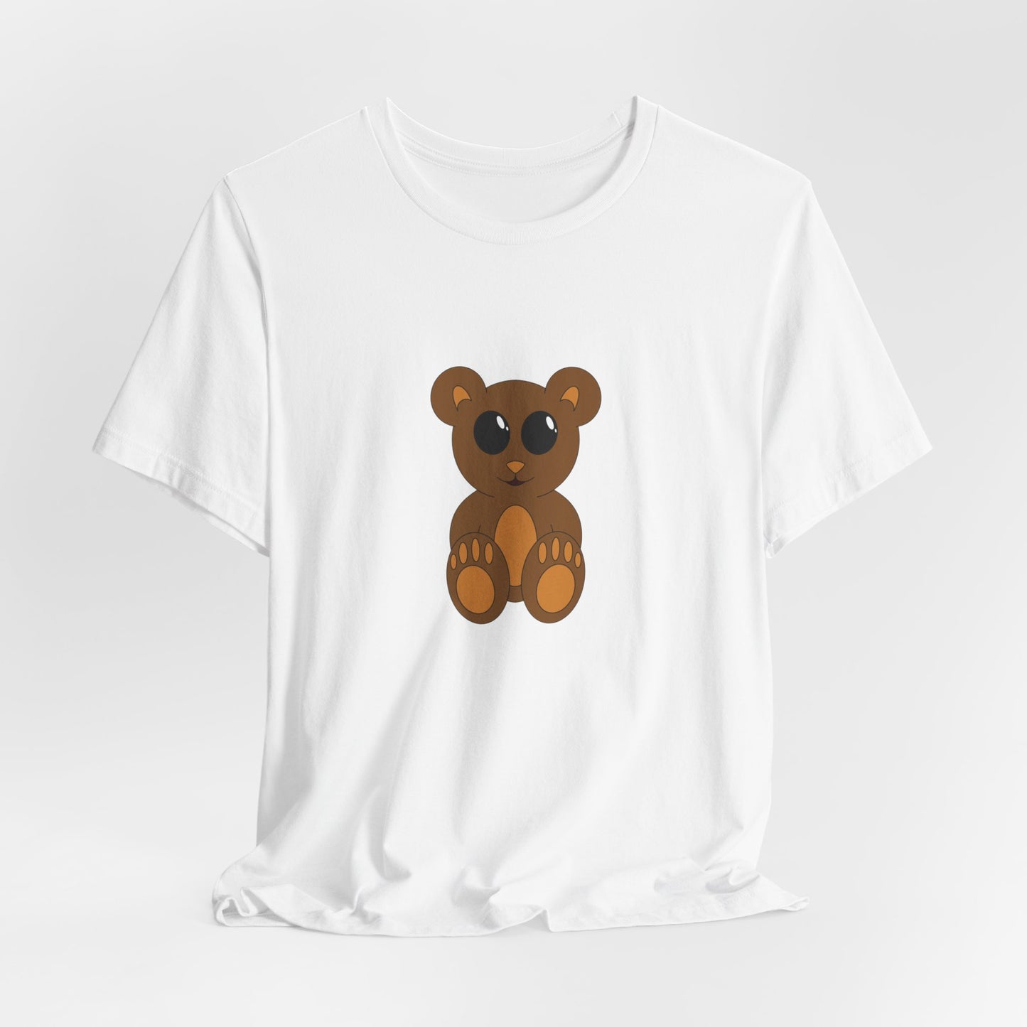 Color Teddy Bear Crew Neck Short Sleeve Tee