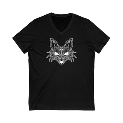 Fox Filigree Venetian Mask V-Neck Shirt