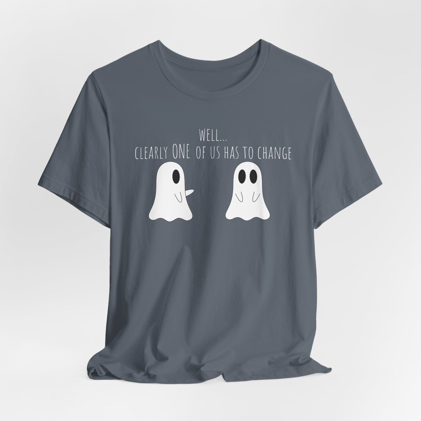 Matching Ghost Outfit Crew Neck Short Sleeve Tee