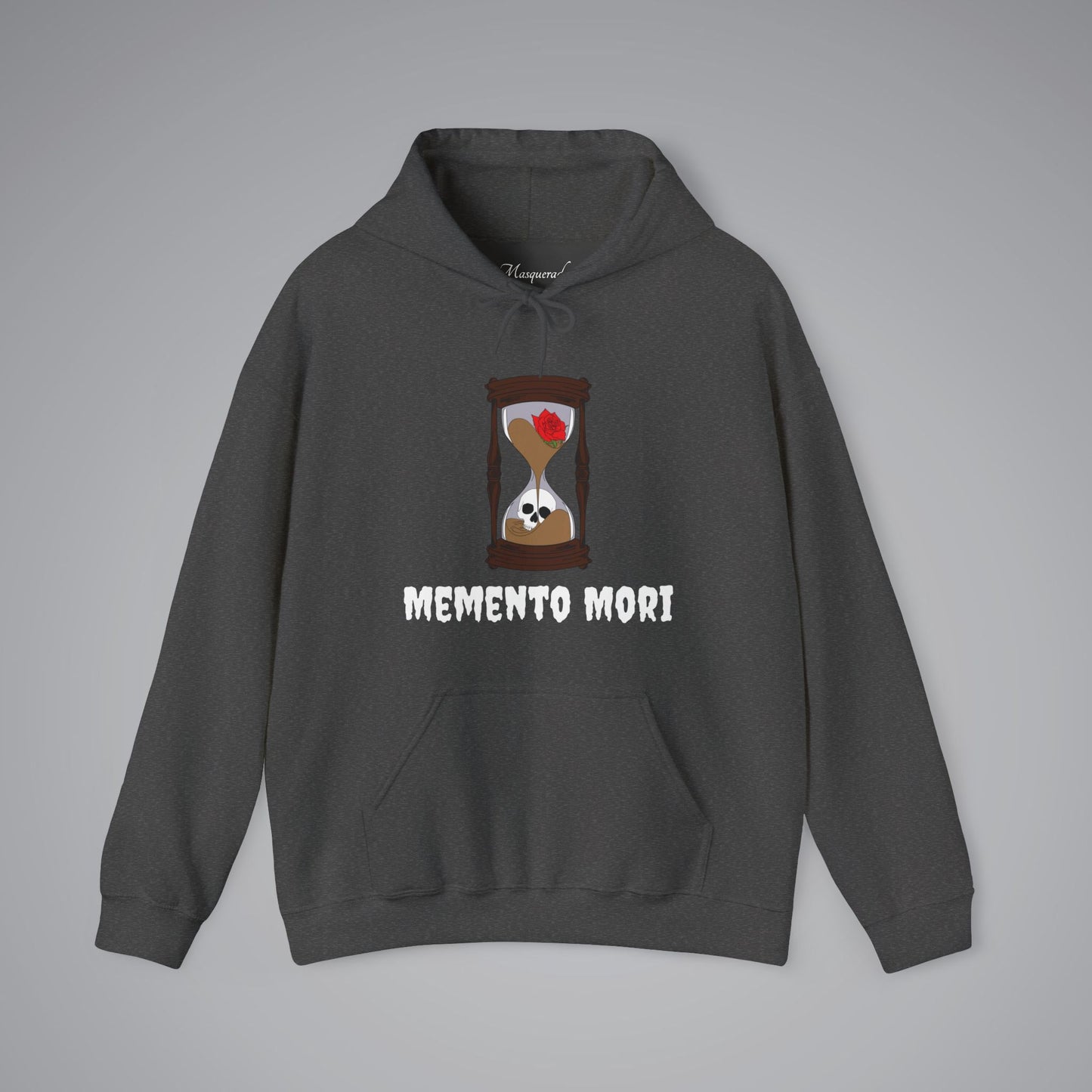 Hourglass Memento Mori Hooded Sweatshirt