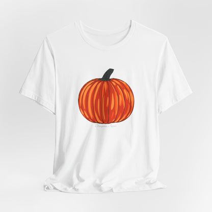 Fall Halloween Pumpkin Crew Neck Short Sleeve Tee