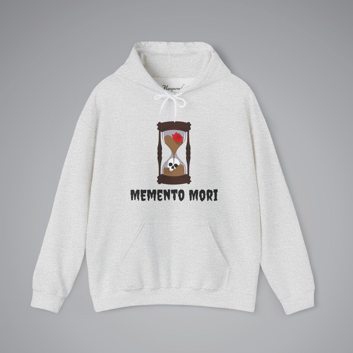 Hourglass Memento Mori Hooded Sweatshirt