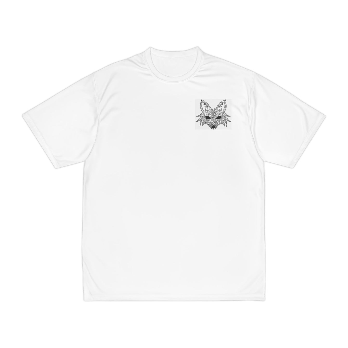 Men's Sport Fox Filigree Venetian Mask Crew Neck T-Shirt