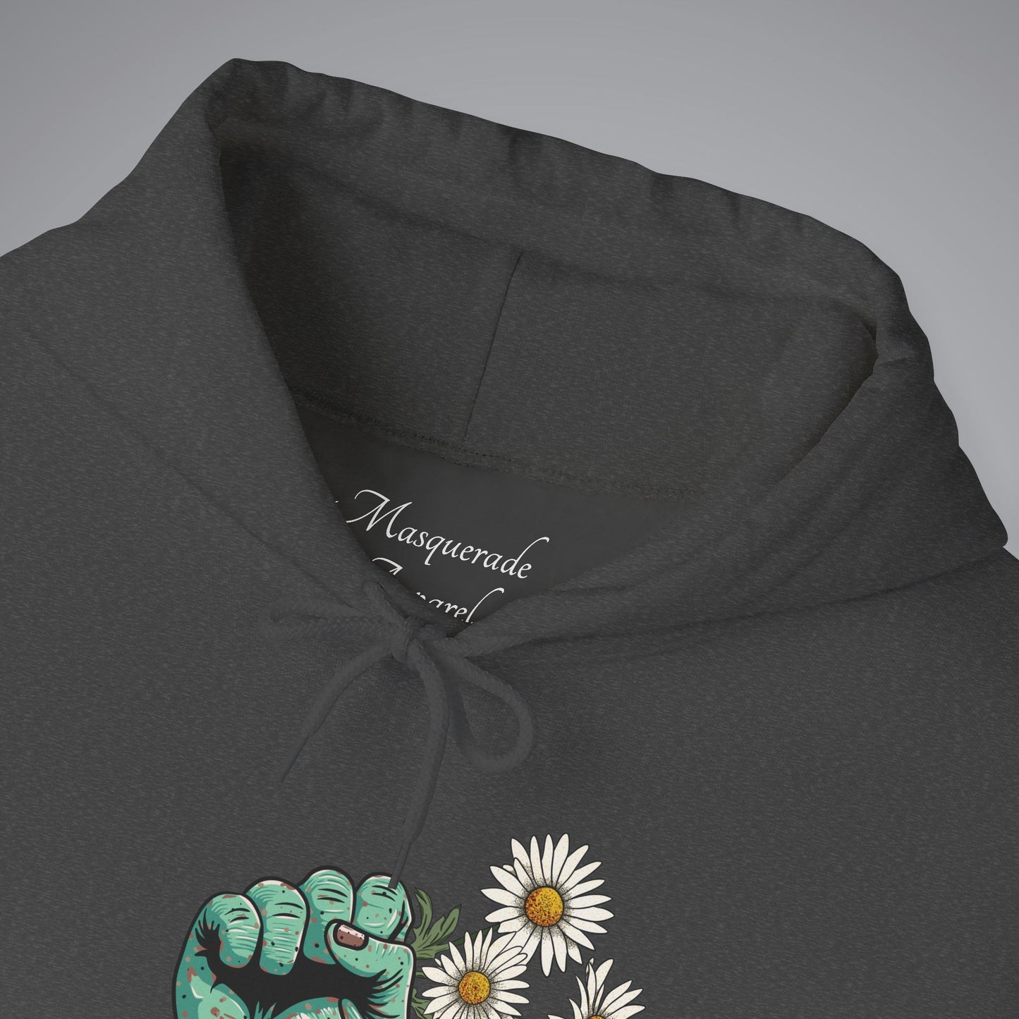 Pushing Up Daisies Zombie Hand Hooded Sweatshirt