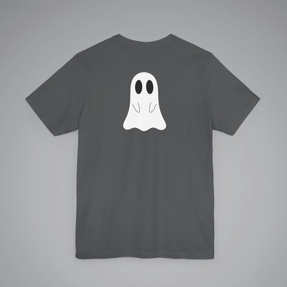 Ghost on Back Crew Neck Short Sleeve Tee