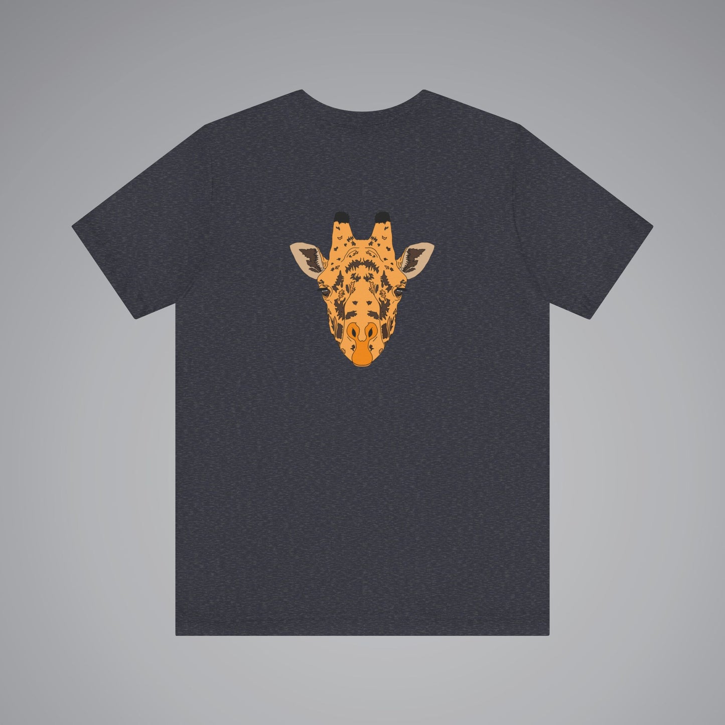 Giraffe Crew Neck Short Sleeve Tee