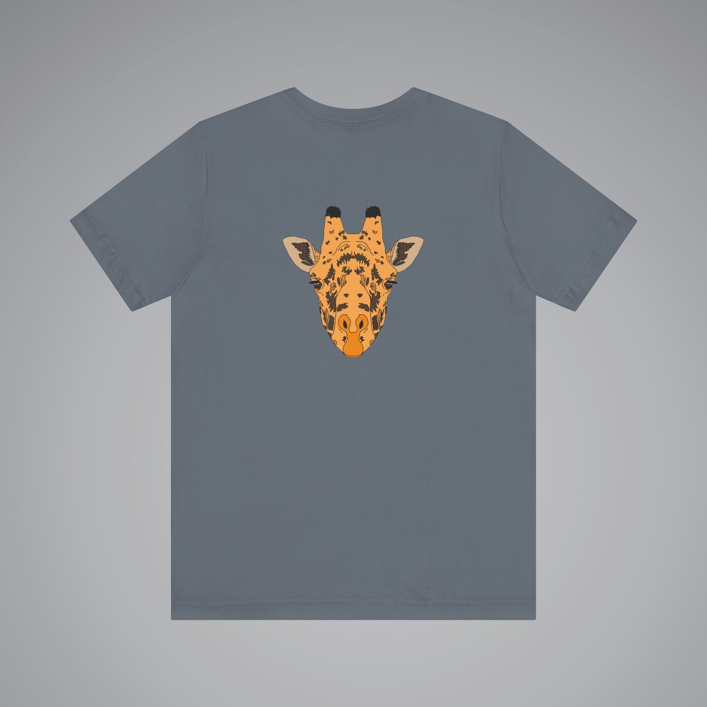 Giraffe Crew Neck Short Sleeve Tee