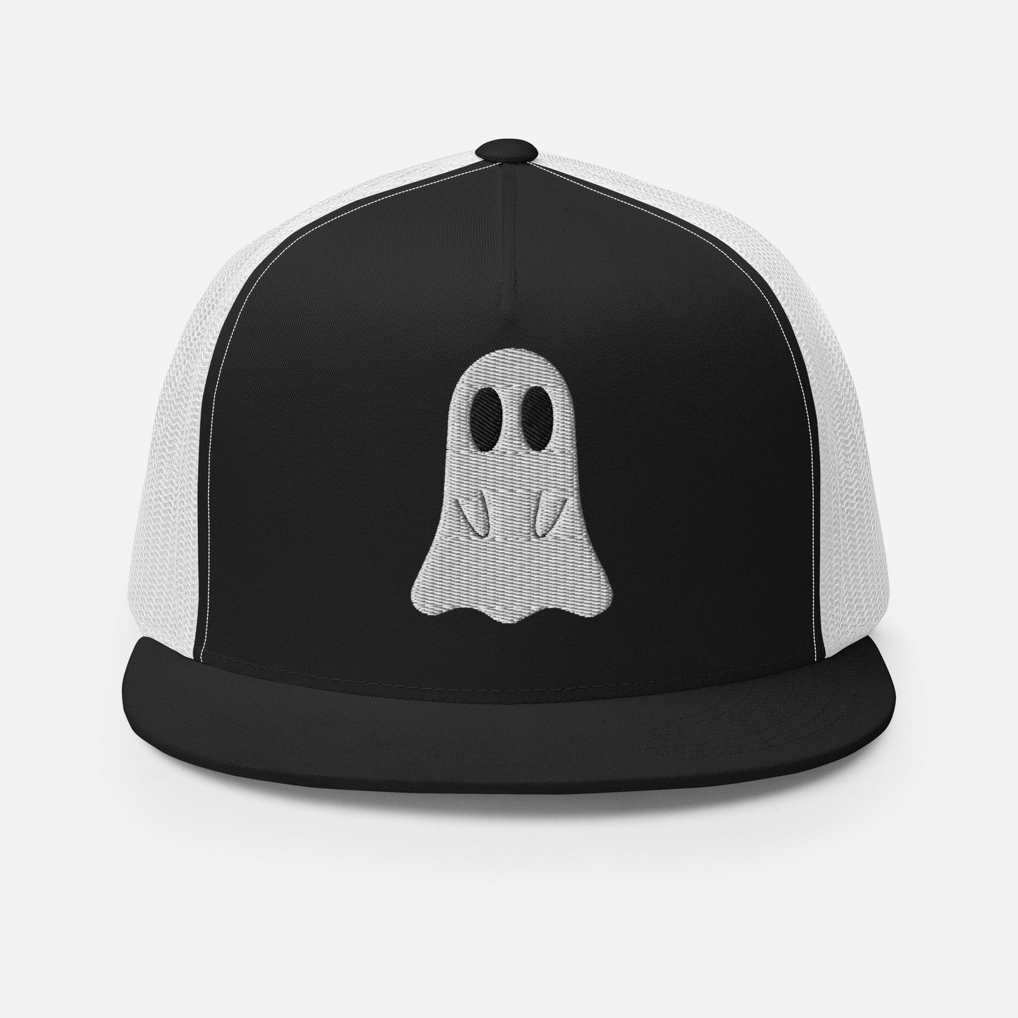 Ghost SnapBack Flat Billed Trucker Cap