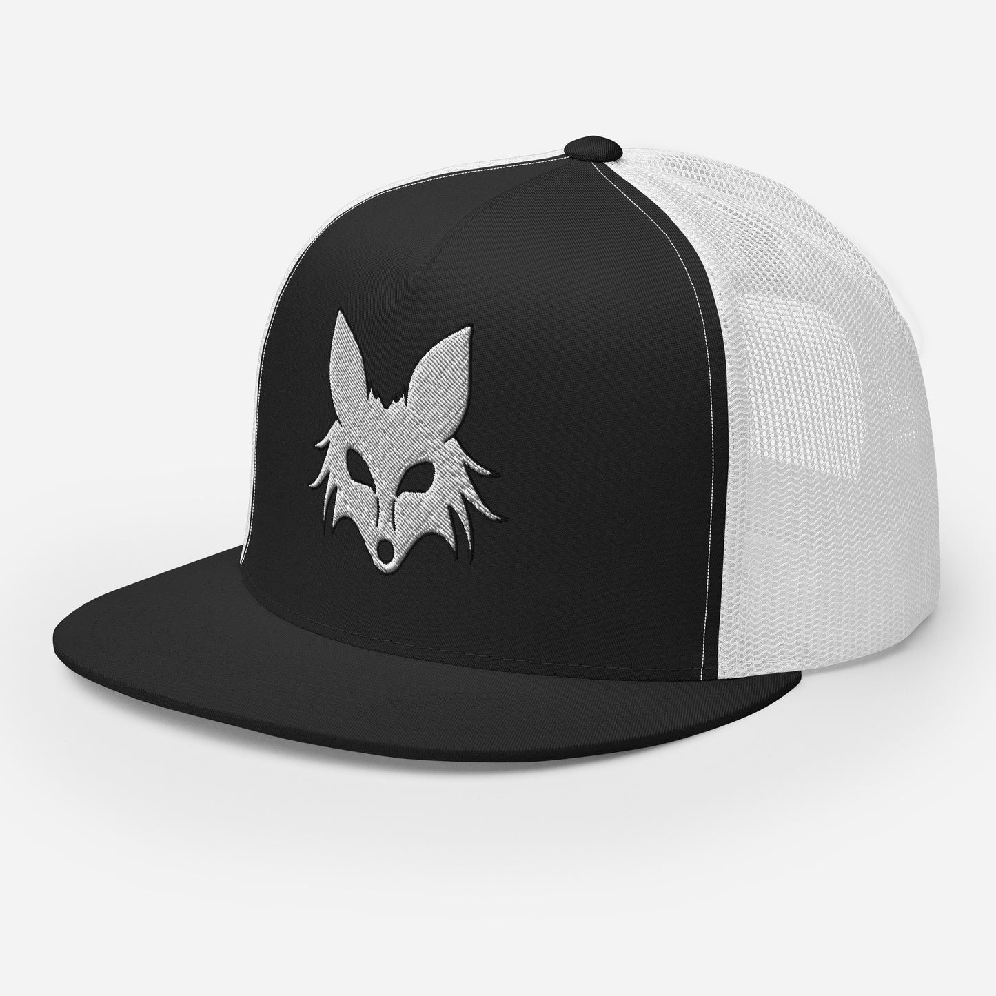 Fox SnapBack Flat Billed Trucker Cap