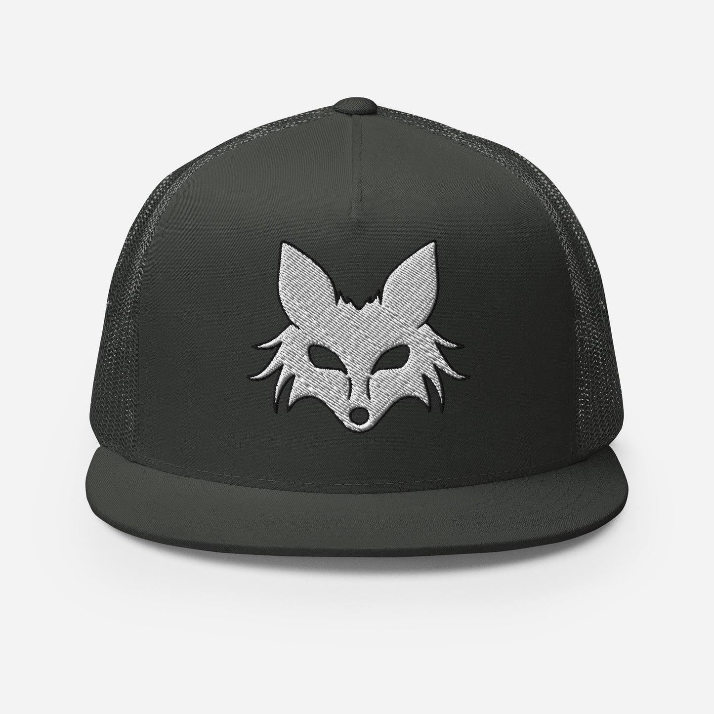 Fox SnapBack Flat Billed Trucker Cap