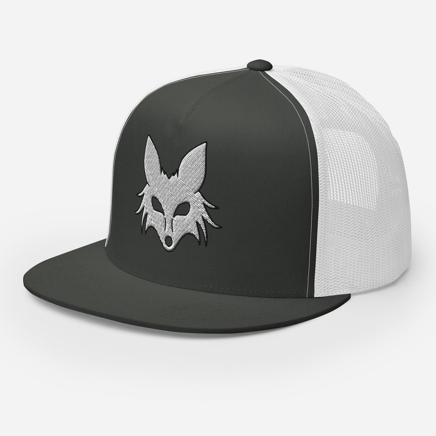 Fox SnapBack Flat Billed Trucker Cap