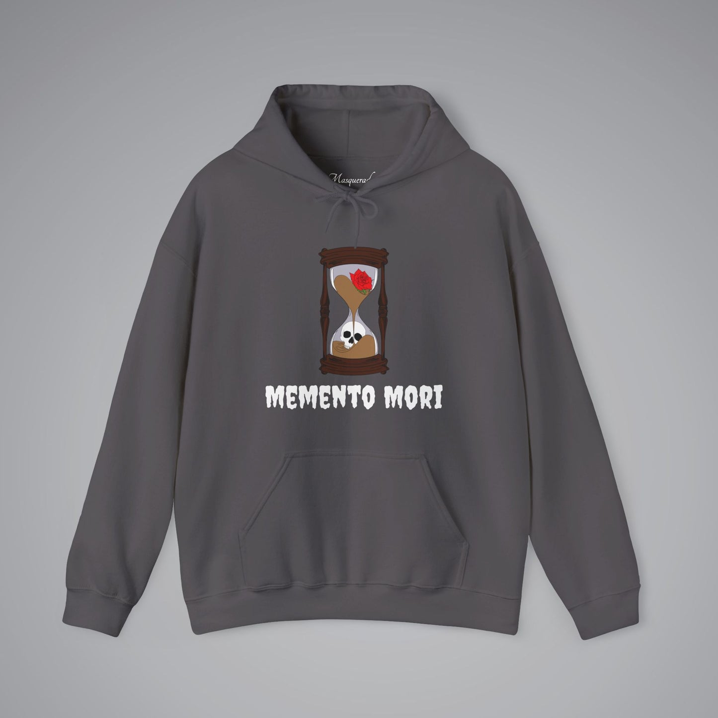 Hourglass Memento Mori Hooded Sweatshirt