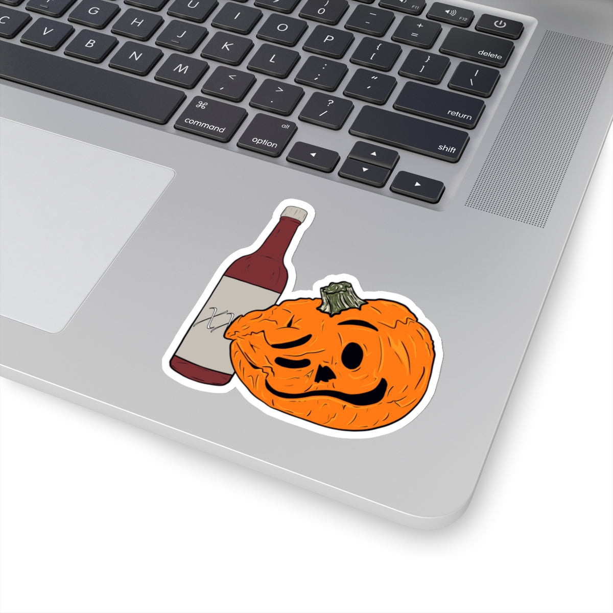 Smashed Pumpkin Vinyl Sticker