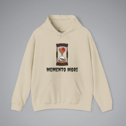 Hourglass Memento Mori Hooded Sweatshirt