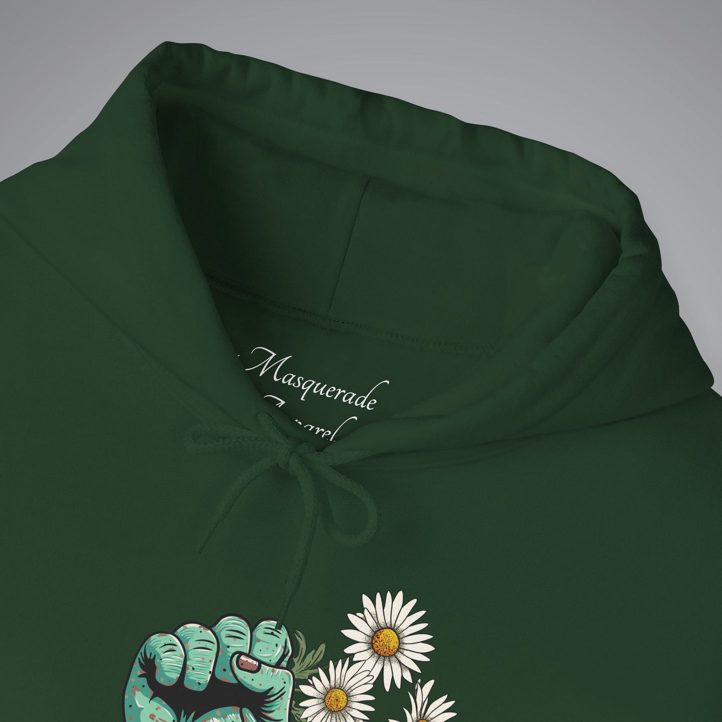 Pushing Up Daisies Zombie Hand Hooded Sweatshirt