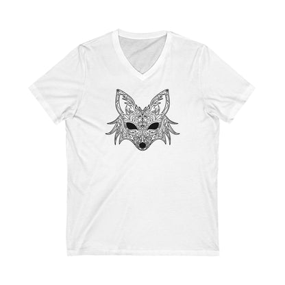 Fox Filigree Venetian Mask V-Neck Shirt