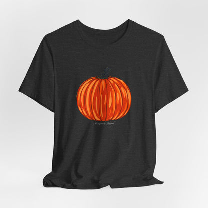 Fall Halloween Pumpkin Crew Neck Short Sleeve Tee