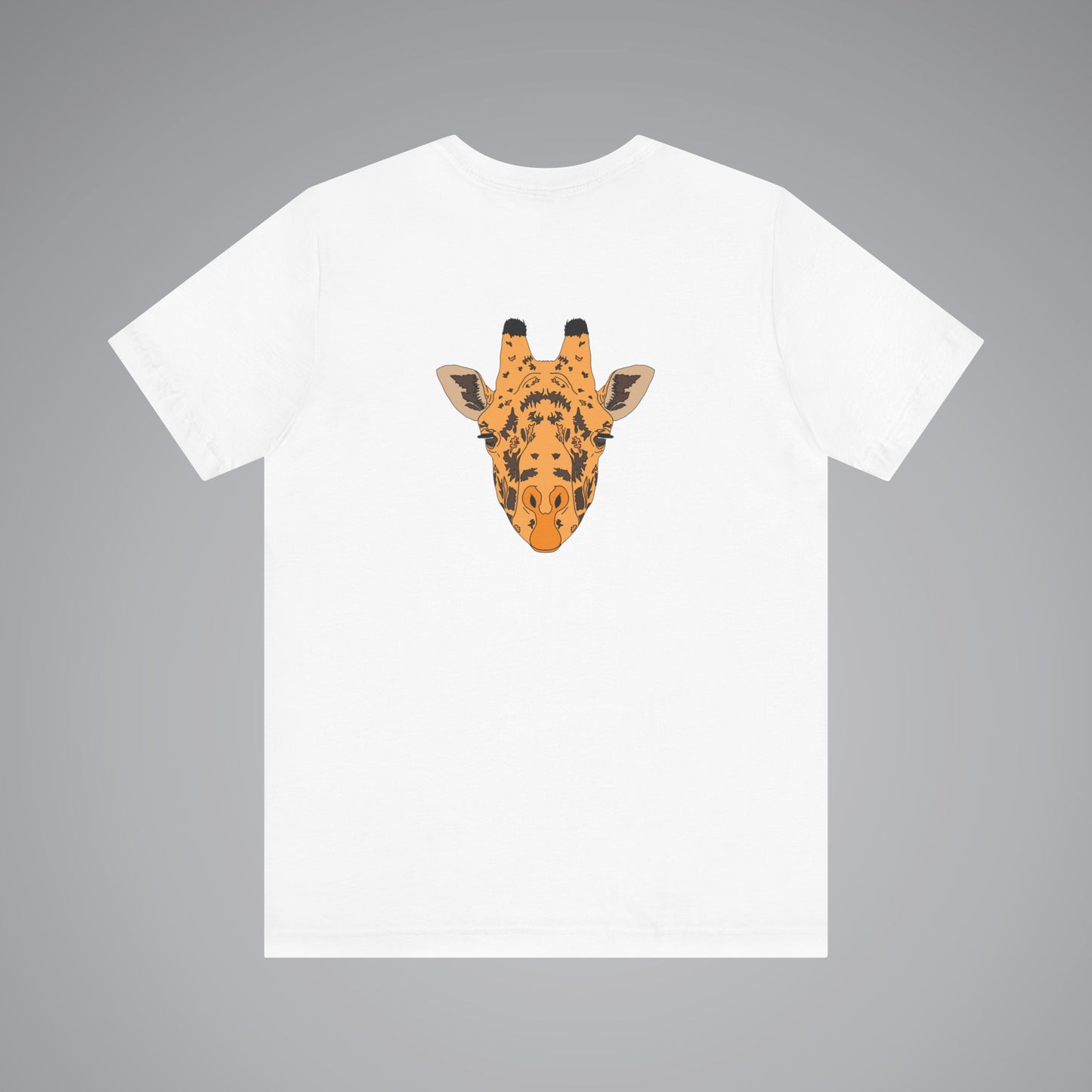 Giraffe Crew Neck Short Sleeve Tee