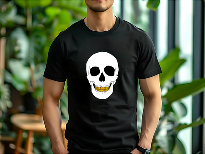 Gold Teeth Skull Short Sleeve Tee