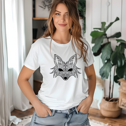 Fox Filigree Venetian Mask Crew Neck Shirt